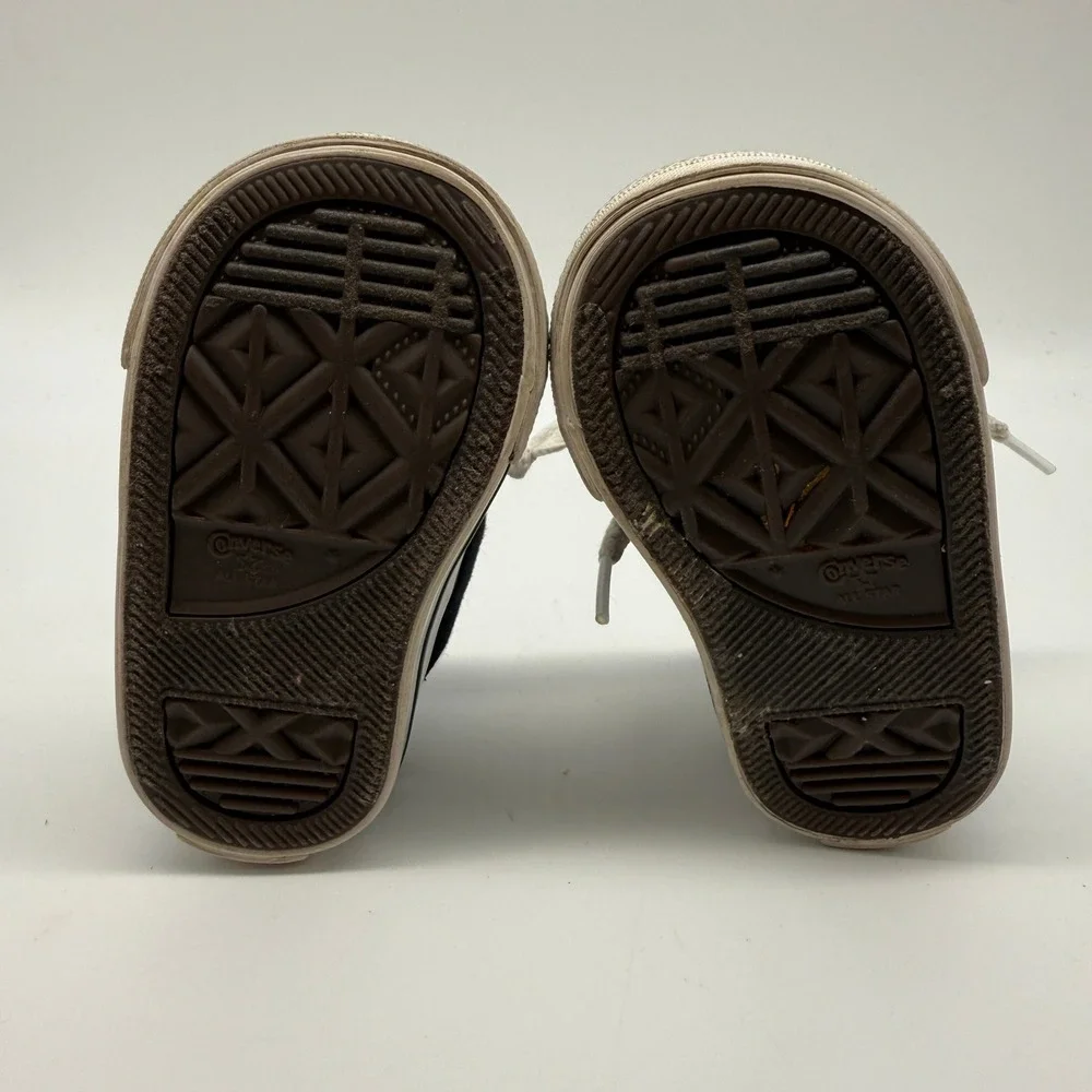 Converse Chuck Taylor‎ All Star Infant Size 3 Black Low Top Sneakers A01699F